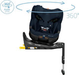 Maxi-Cosi Emerald 360 Pro I-Size Dünyanın İlk Kızaklı, Araç Dışına Çıkabilen İsofix'li 360 Dönebilir Yatabilir 0-36 kg Bebek Oto Koltuğu Authentic Blue