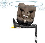 Maxi-Cosi Emerald 360 Pro I-Size Dünyanın İlk Kızaklı, Araç Dışına Çıkabilen İsofix'li 360 Dönebilir Yatabilir 0-36 kg Bebek Oto Koltuğu Authentic Truffle