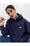 Tommy Jeans Sweatshırt Tjw Tommy Badge Regular Rahat Kesim