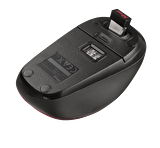 Trust 19522 Yvi Kablosuz Optik Mouse Kırmızı
