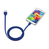 Trust 20136 Urban Flat Micro Usb 1M Kablo,Mavi 