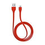 Trust 20137 Urban Flat Micro Usb 1M Kablo,Kırmızı 