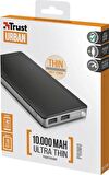 Trust Urban Primo Ultra İnce 10000 mAh Powerbank 22577 - Siyah