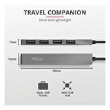 TRUST 23786 HALYX USB HUB MINI 4 PORT