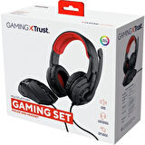 Trust Gaming Kulaklık ve Fare Içeren 2’si 1 Arada Oyun Seti - Siyah