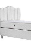 Baza, Trend Tek Kişilik Baza Başlık Letto Yatak Seti - Antrasit