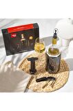 Vacu Vin Premium Şarap Seti 4 Parça Hediye Kutulu