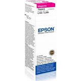 T664 Epson Tank Mürekkep Kırmızı-Magenta