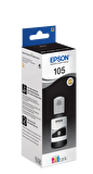 Epson 105 EcoTank Siyah Mürekkep Şişesi, 140 ml. L7160/L7180 (C13T00Q140) Black