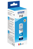 Epson 112 EcoTank Mavi Mürekkep Şişesi, 70 ml (C13T06C24A) Cyan