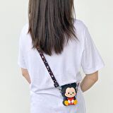 Mickey Mause Oturan Minnie Bozuk Para Cüzdanı Çanta Çocuk Cüzdan Küçük Para Kutusu Omuzdan Askılı Çanta
