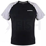 Shimano SHM Short Sleeve T-Shirt Black XXL