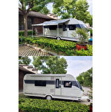 Campasist CA350TK 3.50 x 2.50 Beyaz Kasetli Duvar Tipi Karavan Tentesi