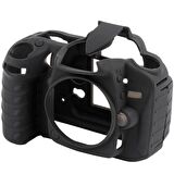 Easycover Nikon D90 Silikon Kılıf ECND90 (Siyah)