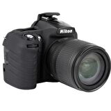 Easycover Nikon D90 Silikon Kılıf ECND90 (Siyah)