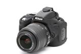 EasyCover Nikon D5200 Silikon Kılıf ECND5200 (Siyah)