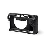 EasyCover Sony A6500 Silikon Kılıf  ECSA6500B (Siyah)
