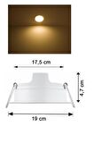 Philips Meson 20W Led Panel 3000K Sarı 17,5 cm Mağaza Spot Armatür