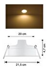 Philips Meson 23,5W Led Panel Sarı 3000K 20 cm Mağaza Spot Armatür