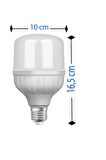 Philips TrueForce 24W - 60W Torch Led Ampul Beyaz 6500K -Jumbo Pazar Lambası E27 16,5 cm
