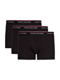 Erkek 3'lü Low Rise Siyah Boxer Trunk