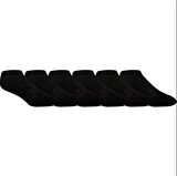  Asics 6PPK İNVİSİBLE SOCK Unisex  Siyah Çorap - 135523V2-0904