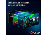 PHILIPS 65OLED809/12 65 inç 164 Ekran Uydu Alıcılı Smart 4K UHD Dolby Vision Dolby Atmos Google Ambilight TV 