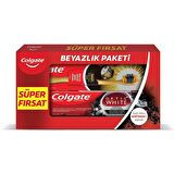 Colgate Optic White Kömür Aromalı Beyazlatma Aktif Karbon Diş Macunu 50 ml & Diş Fırçası 