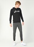 Asics 2031A984-001 BIG ASICS OTH HOODIE Siyah - Beyaz Erkek Sweatshirt