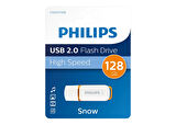 Flash Bellek 128 GB USB 2.0 Philips Snow Turuncu