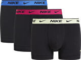 Erkek Nike Marka Logolu Elastik Bantlı Günlük Kullanıma Uygun Ssiyah Boxer 0000KE1008-MT3