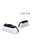 P5-5103 Led Işıklı Ikili Ps5 Joystick Kol Şarj Stand