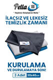 Pella Classic 3'lü Mikrofiber Temizlik Bezi, Cam, Araba, Mutfak, Fiber Temizleme Bezi (30 X 40 Cm)