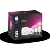Philips Hue 9-75W Renkli Akl. Başl. Seti 3lü Akl. Butonlu E27 Bt - 929002468803