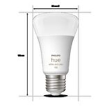 Philips Hue 9-75W Renkli Akl. Başl. Seti 3lü Akl. Butonlu E27 Bt - 929002468803