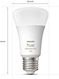 Philips Hue WCA 9-75W E27 Renkli Akıllı Ampul 3'lü Başlangıç Seti (Butonlu) OUTLET
