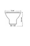 Philips Essential 4,7W (50W) Led Spot Ampul Beyaz 6500K - GU10 Duy Çanak Ampul