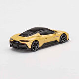 1:64 Diecast BBR Maserati MC20 Giallo Genio Mini GT Model Araba