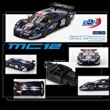 1:64 Diecast Maserati MC12 Competizione JMB Racing #15 2008 FIA 24Hr of SPA Mini GT Model Araba
