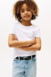 Erkek Çocuk Basic Pamuklu T-Shirt - Beyaz | 10 Yaş