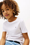 Erkek Çocuk Basic Pamuklu T-Shirt - Beyaz | 10 Yaş