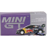 1:64 Diecast Ford Puma M-Sport Ford WRT 2022 Rally Italia Sardegna Place Mini GT Model Araba