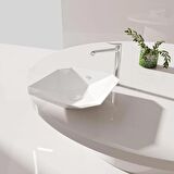 Creavit RB040  Ruby Tezgah Üzeri Lavabo 40x40 cm 