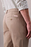 Erkek Slim Fit Pamuklu Chino Pantolon - Bej | 32/32