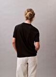 Calvin Klein Yuvarlak Yaka Düz Siyah Kadın T-Shirt LV044B206GUB1