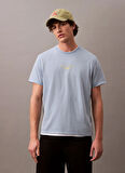 Calvin Klein Jeans Mavi Erkek T-Shirt LV04RB824GCFF SS ACID WASH 20S CN