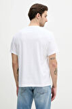 Erkek Ck Acid Wash 20s T-Shirt - Beyaz | XS