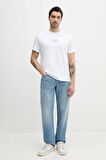 Erkek Ck Acid Wash 20s T-Shirt - Beyaz | XS