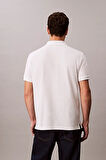 Erkek SS Casual Pique Classic Polo T-Shirt - Beyaz | L