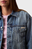 Calvin Klein Kadın Kot Ceket LV047B075G UQY
